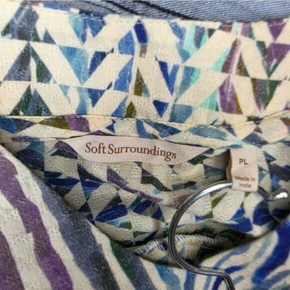 SOFT SURROUNDINGS Positano Dress - Size PL Petite Large - Picture 11 of 12